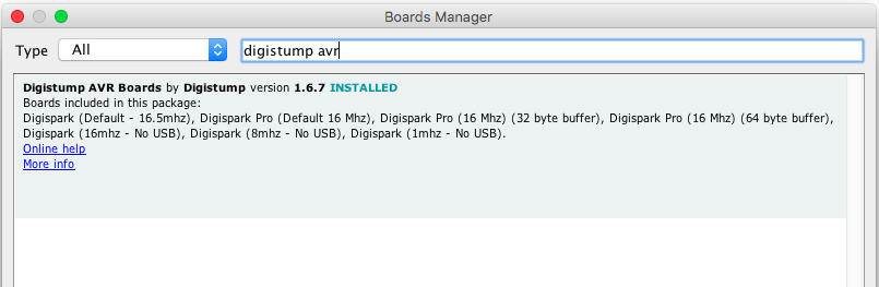 Digistump AVR Boards